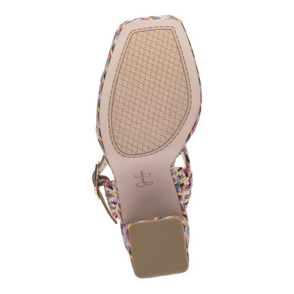 Jessica Simpson‎ Women's Multicolor Woven Brycen Platform Sandals Size 10 - Picture 6 of 15
